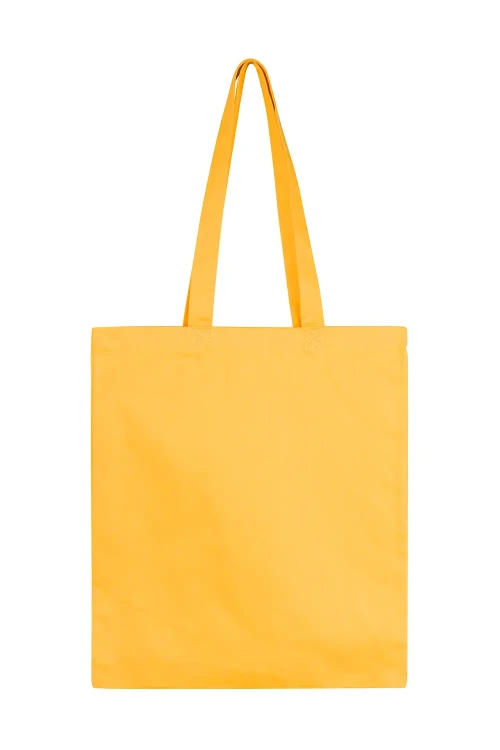 torba bawełniana reklamowa zółta 140 g m2 naturalna torba ekologiczna