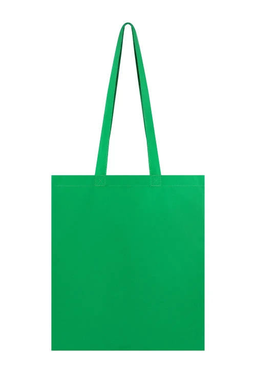 torba bawełniana reklamowa zielona 140 g m2 naturalna torba ekologiczna na zakupy