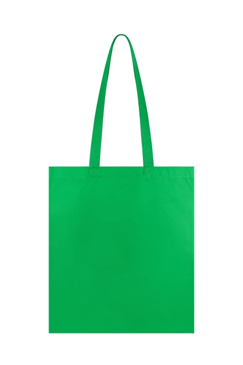 torba bawełniana reklamowa zielona 220 g m2 naturalna torba ekologiczna na zakupy