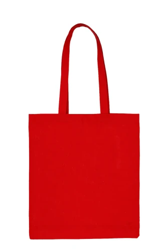 torba bawełniana czerwona 220 g m2 naturalna torba ekologiczna reklamowa na zakupy