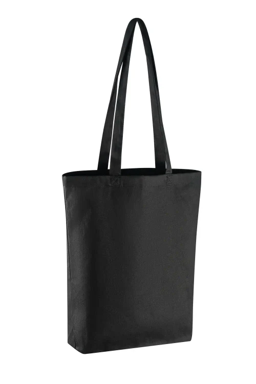 torba bawełniana reklamowa 140 g m2 naturalna torba ekologiczna z dnem na zakupy